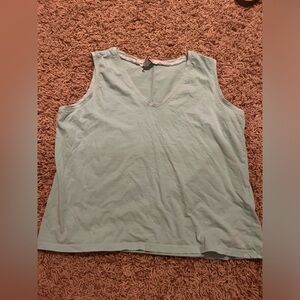 mint color loose fitted tank